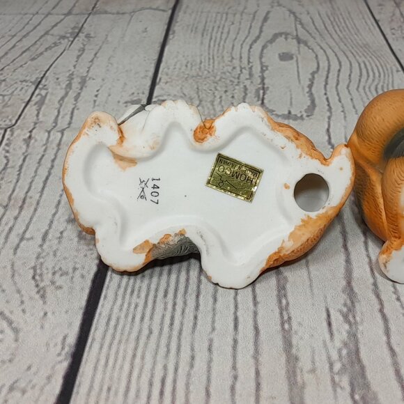 Puppy Dog Basset Hound Figurines Set of 3 Homco Home Interiors #1407 - Picture 7 of 10